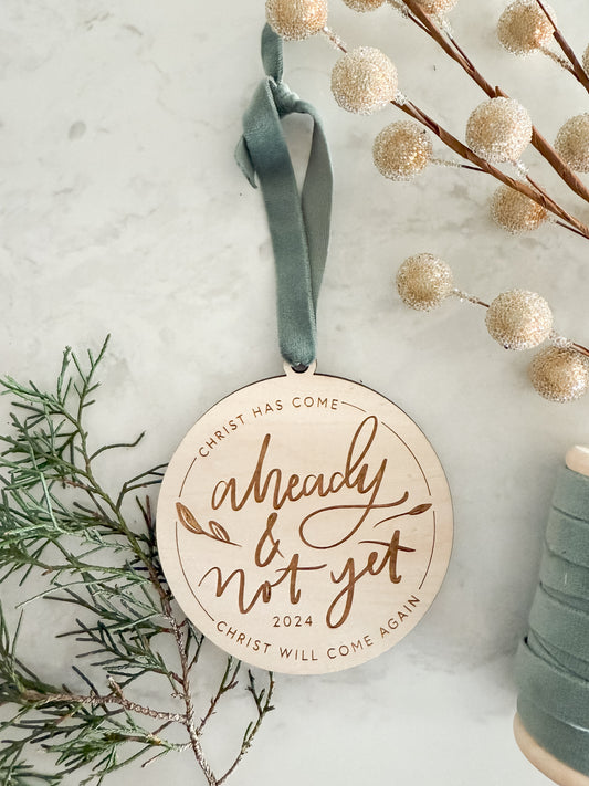 Already & Not Yet | Advent Ornament