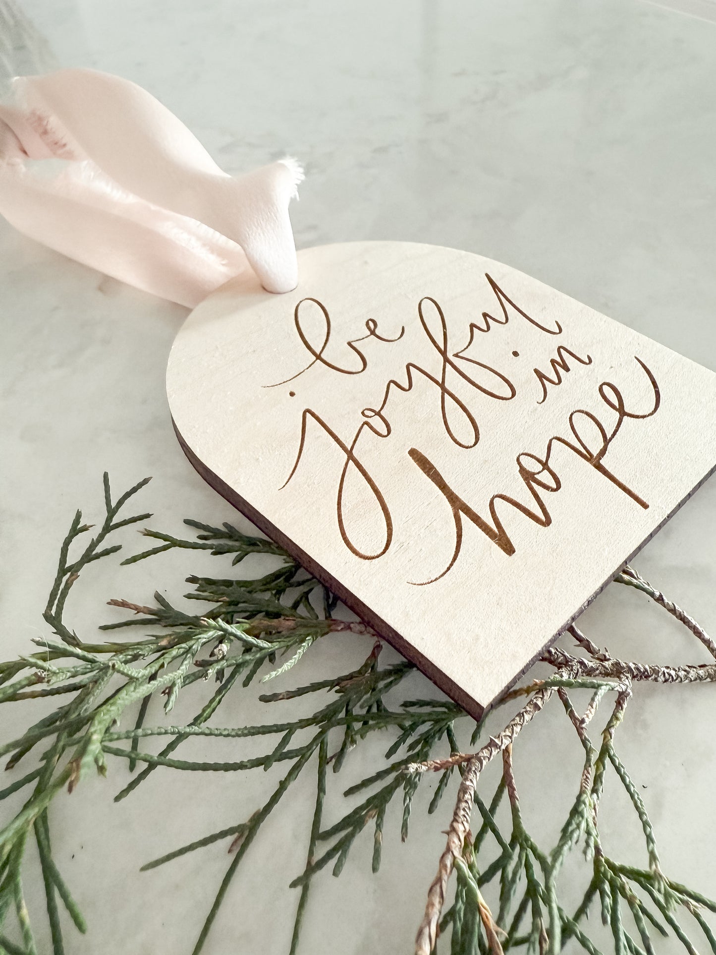 Be Joyful in Hope Ornament