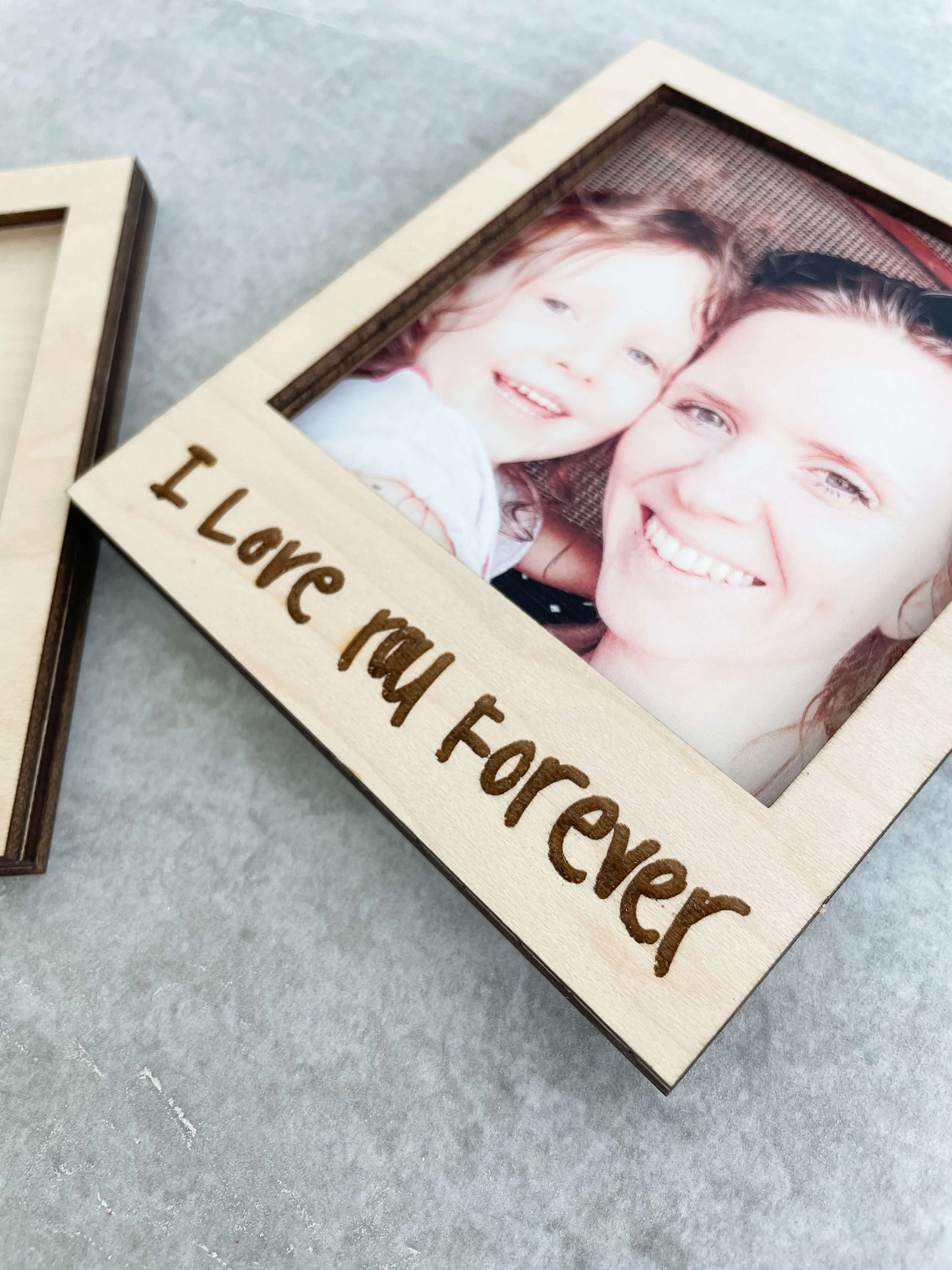 Magnetic Wood Photo Frame