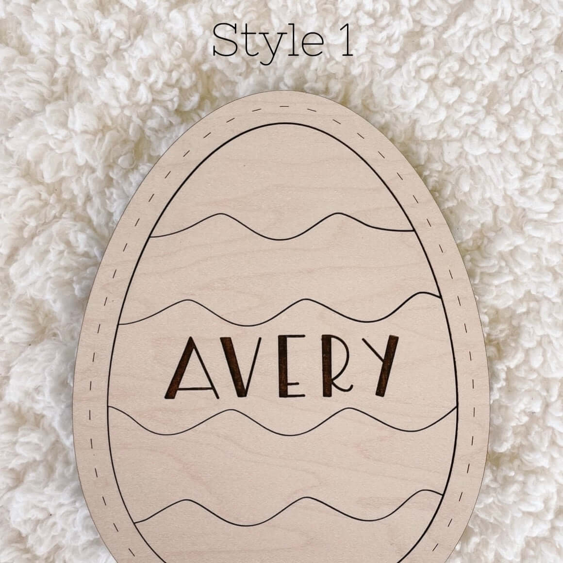 Personalized Name Easter Egg Puzzle