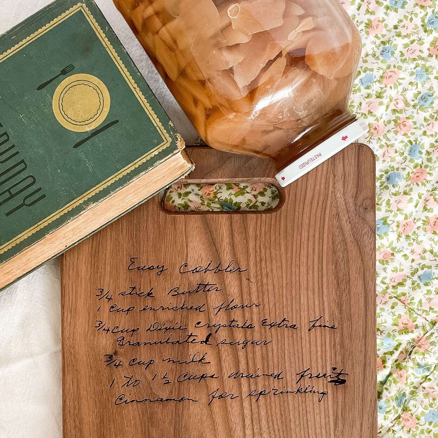 Heirloom Engraved Recipe Keepsake Board