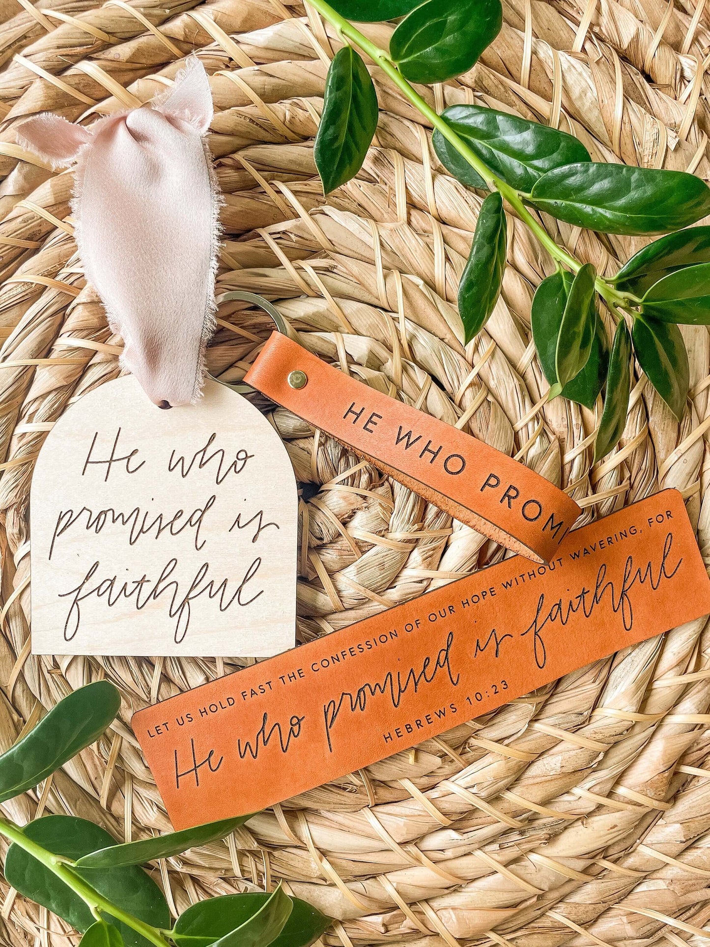 Faithful | Encouragement Keepsake Wood Ornament