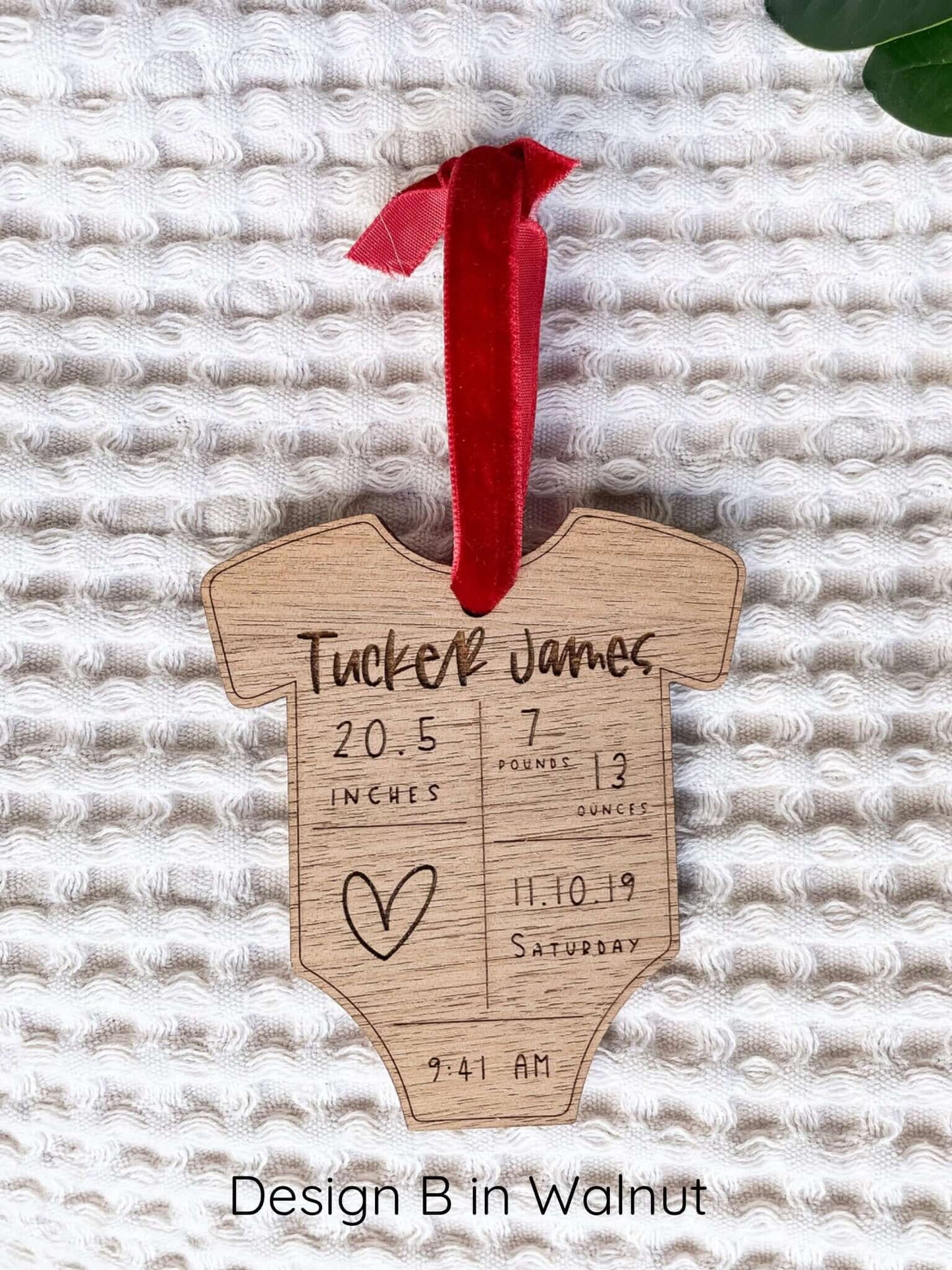 Baby Onesie Newborn Ornament